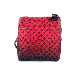 Christian Louboutin Logo embroidery Bag Crossbody Pochette Shoulder Bag